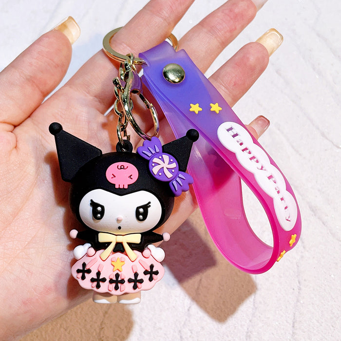 Wholesale Halloween Cartoon Silicone Doll Keychain JDC-KC-QiChao055