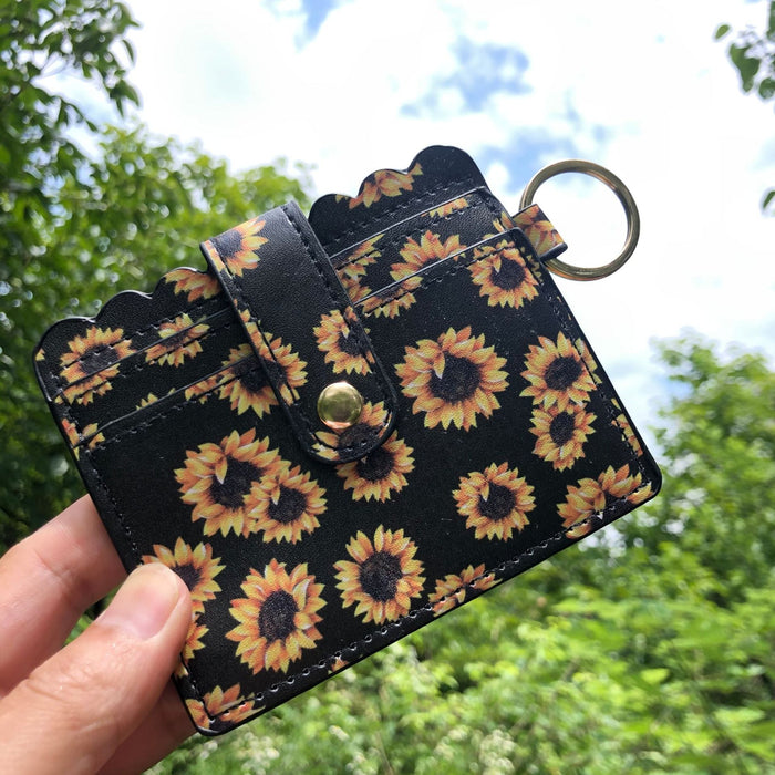 Wholesale PU Card Holder Keychain JDC-KC-Maol016