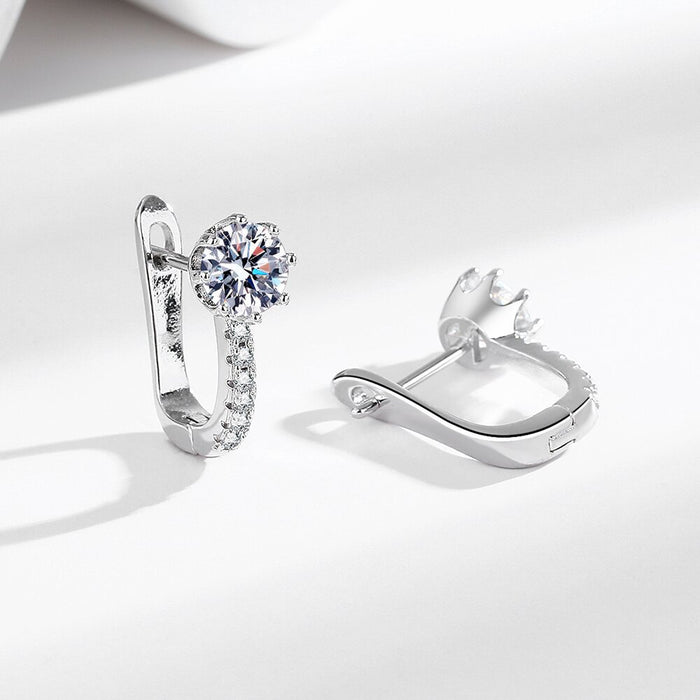 Wholesale U-Shape Zircon Ear Cuff Earrings for Women Stylish Jewelry Accessory