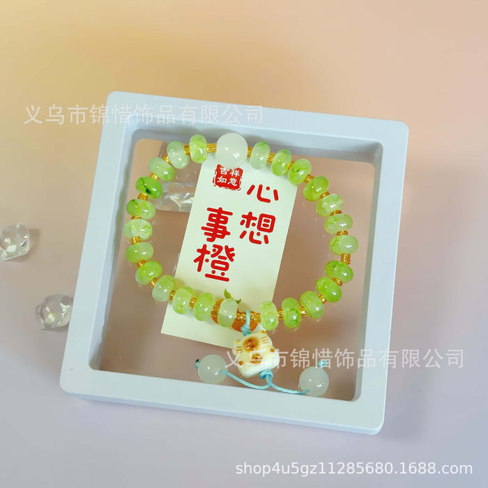 Wholesale New Ink Abacus Bead Bracelet, Tassel, Fortune Cat Bracelet