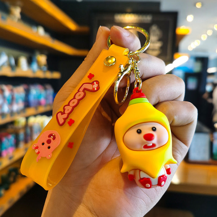 Wholesale Cartoon Doll Silicone Keychain JDC-KC-Tingm243