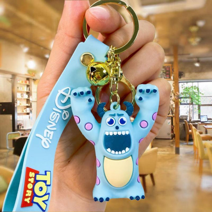 Wholesale Silicone Cartoon Doll Keychain JDC-KC-MingT226