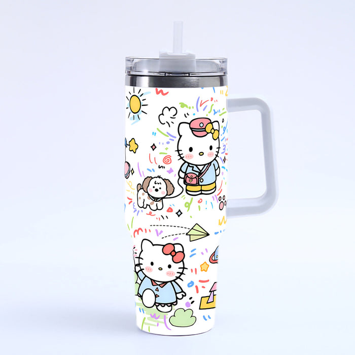 Wholesale 40oz Car Cup  Cartoon Stainless Steel  ice bullies cup Tumbler Thermos Cup