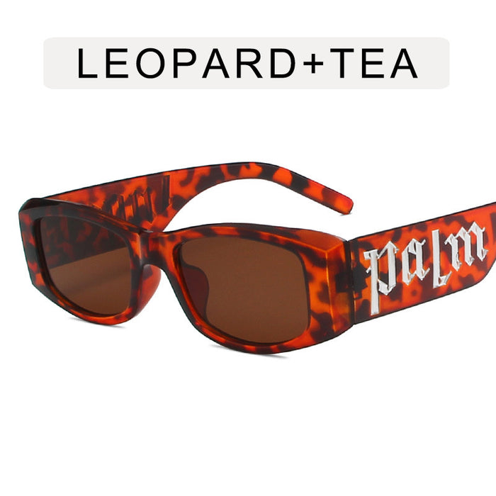 Wholesale Black box punk letter fashion sunglasses, high-end sunglasses