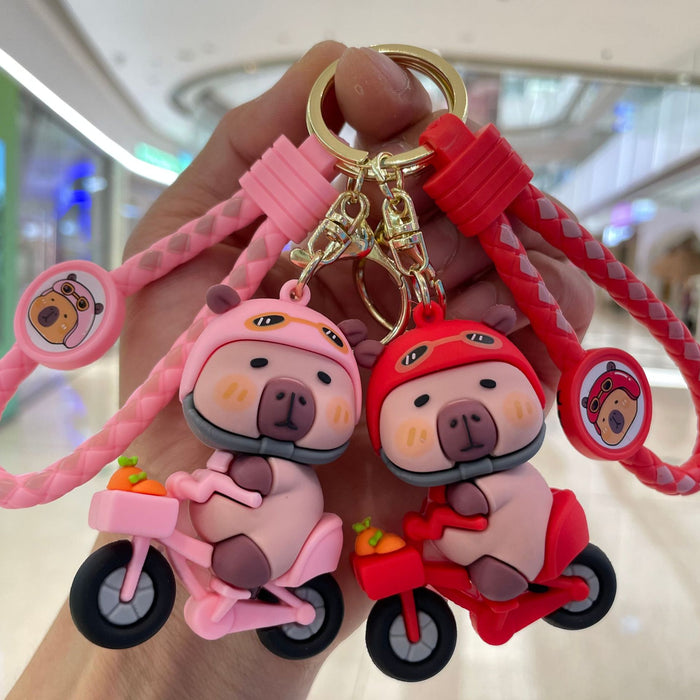 Wholesale Keychain Cartoon Dolphin Doll Bag Pendant Car Pendant Couple Exquisite Small Gift Wholesale