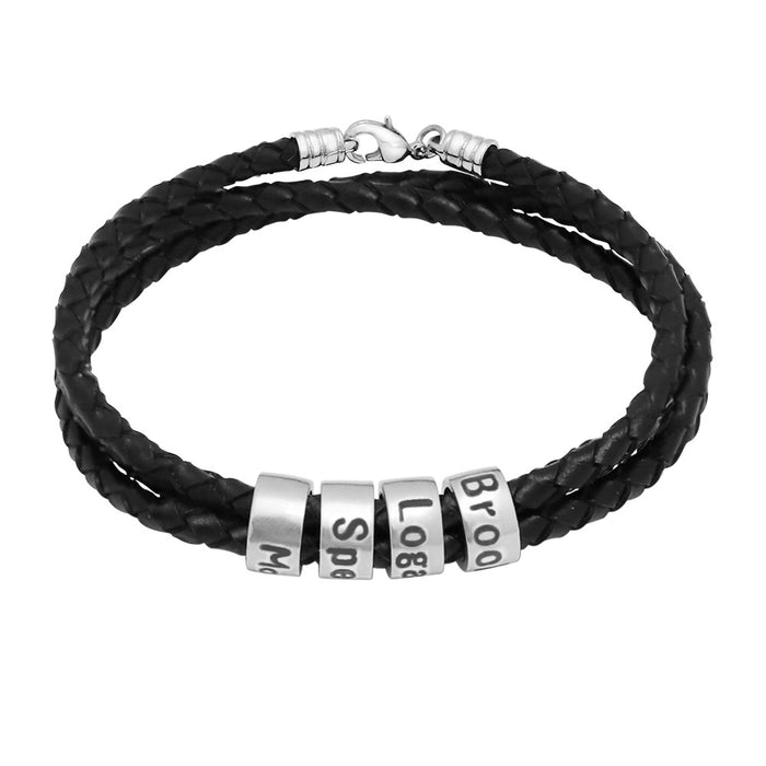 Wholesale Father's Day Braided Beaded Bracelet Men's Bracelet JDC-BT-YiJia004