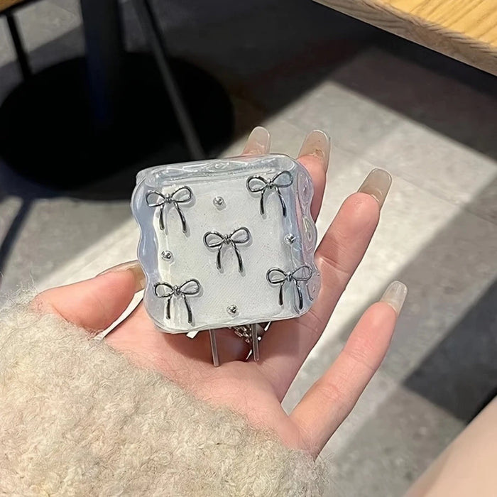 Wholesale 30pcs/ set Bow-shaped charger protective case 20W