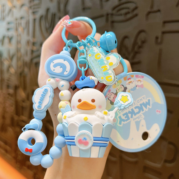 Wholesale Cup Cake Soft Doll PVC Keychain JDC-KC-YanG030