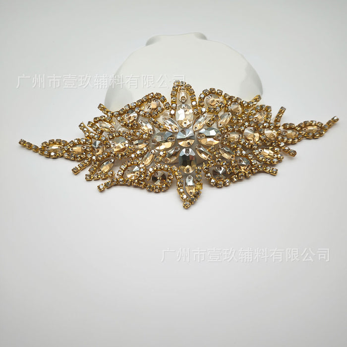 Wholesale DIY colorful rhinestone clothing accessories