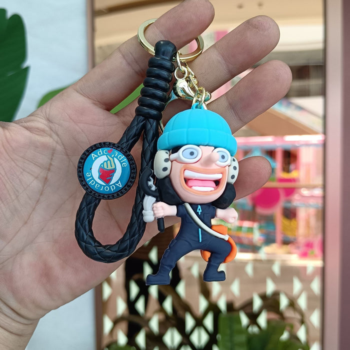 Wholesale Silicone Cartoon Doll Keychain JDC-KC-YiChang009