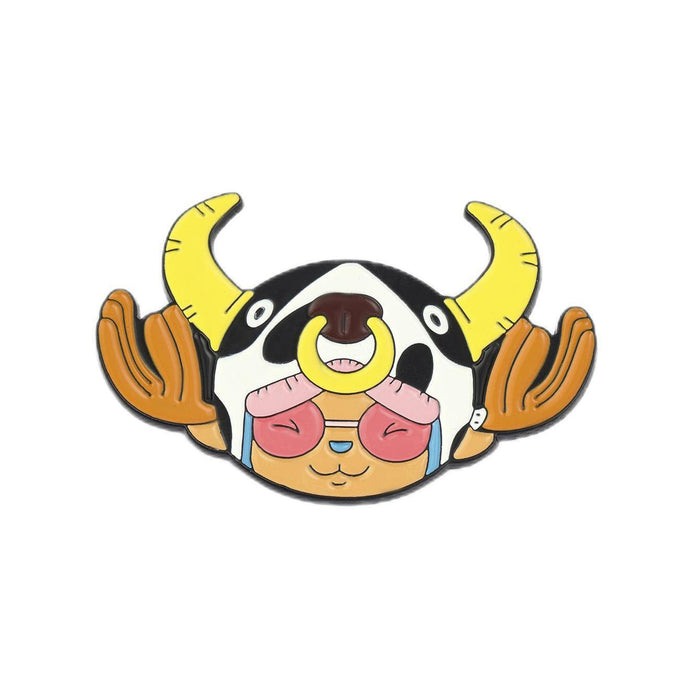 Wholesale Peripheral metal brooch reindeer cute pin enamel alloy badge jewelry decoration