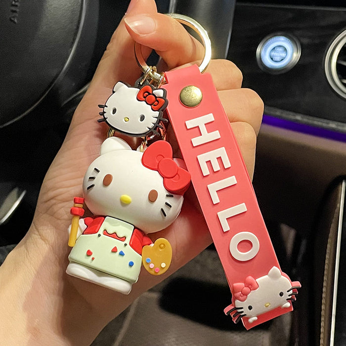 Wholesale Silicone Cartoon Doll Keychain JDC-KC-Benxin018