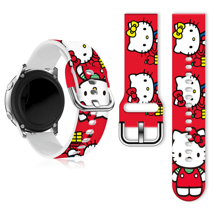 Wholesale Printed TPU Watch Strap Wrist Strap JDC-WD-NuoQi087