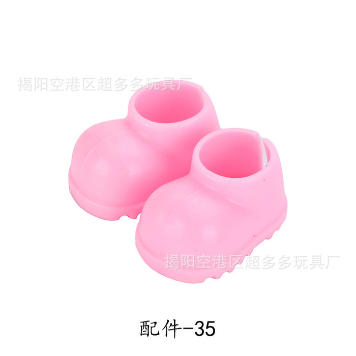 Wholesale Suitable for 17cm doll shoes,  bags,  glasses,  pendants,  cameras,  beach chairs,  surfing transparent protective cases