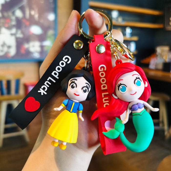 Wholesale Cartoon Doll Silicone Keychain JDC-KC-Tingm126