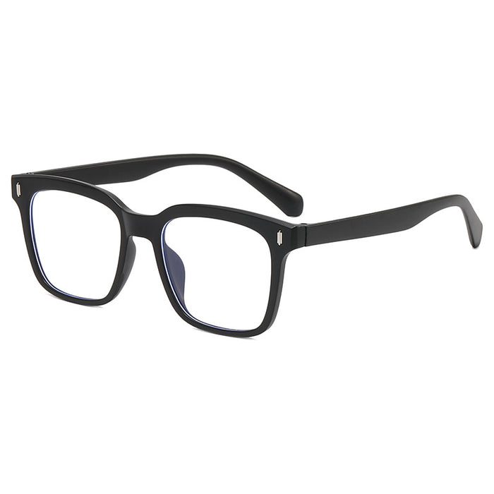 Wholesale Retro large frame flat light anti blue light eyeglass frame progressive color myopia frame