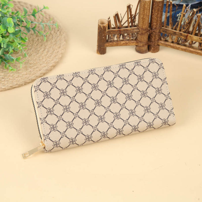 Wholesale Long Zipper Large Capacity PU Wallet JDC-WT-HNG002