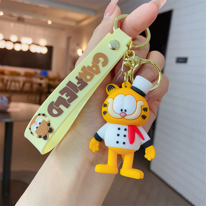 Wholesale Cute Garfield Doll Keychain JDC-KC-Many002