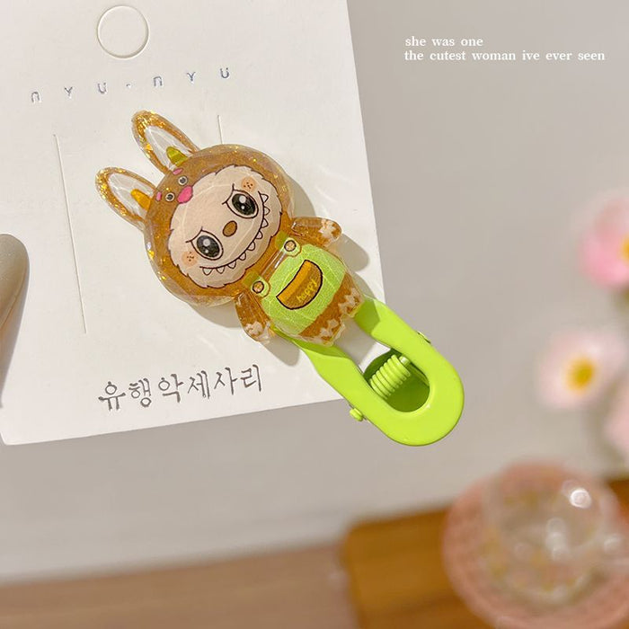 Wholesale hairpin children' s cute sweet side hairpin girly forehead bangs duckbill clip