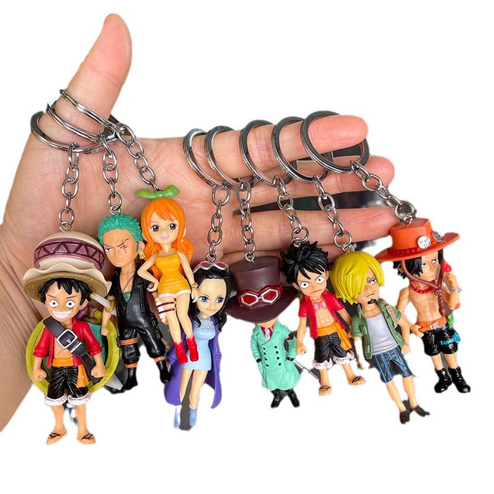 Wholesale 8PCS Anime Creative Cartoon Keychains JDC-KC-Manyi005