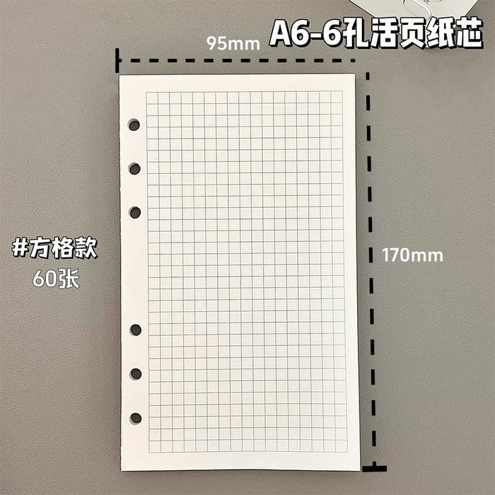 Wholesale Trendy A6 Loose-Leaf Notebook Cherry Bow Pattern PU Cover Casual Journal