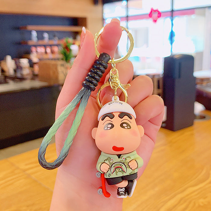 Wholesale Cartoon Silicone Doll Keychain JDC-KC-MingT256