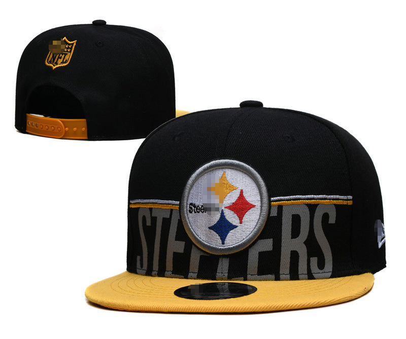 Wholesale Rugby cap for men and women,  hip-hop embroidered flat-brimmed hat,  outdoor sun protection hat