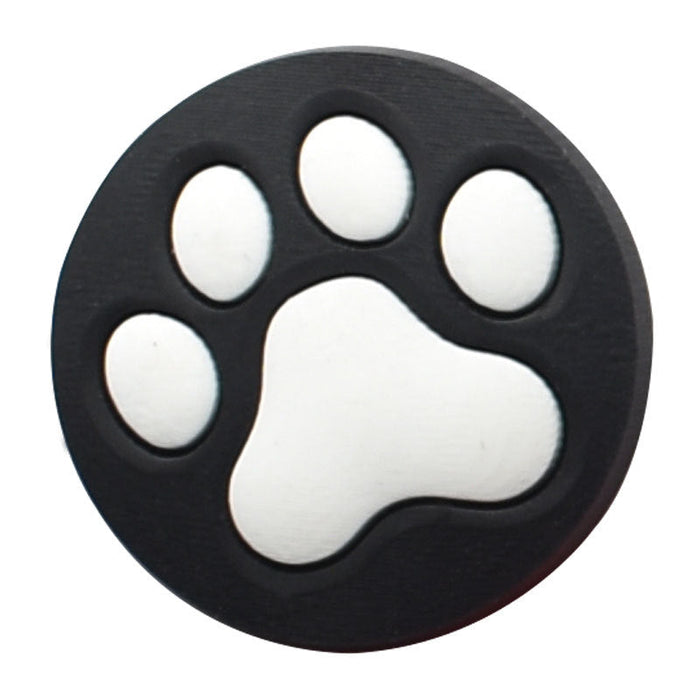 Wholesale 100 PCS PVC Cartoon Paw Print DIY Shoe Buckle JDC-SC-RYY008