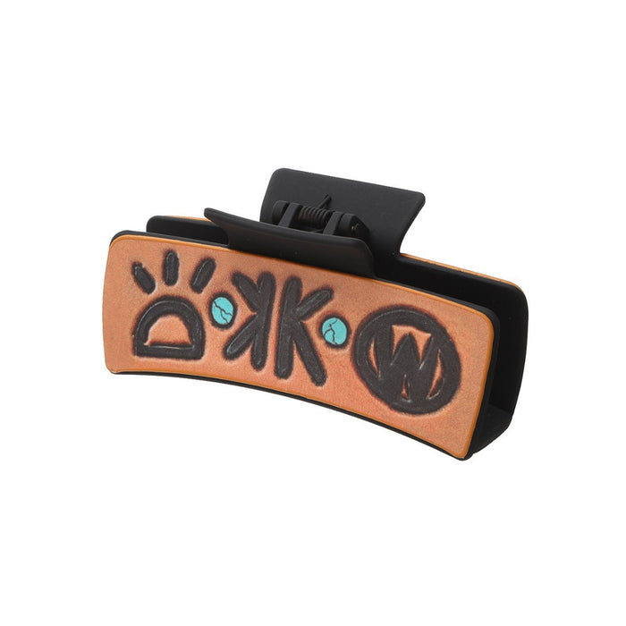 Wholesale Western Style Leather Hairpin Cactus Butterfly Shark Clip Women Grab Clip