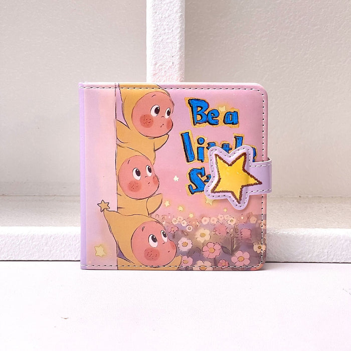 Wholesale Cute Cartoon PU Leather Journal with Gold Foil Laser Stars M5 Magnetic Snap Full-Color Pages