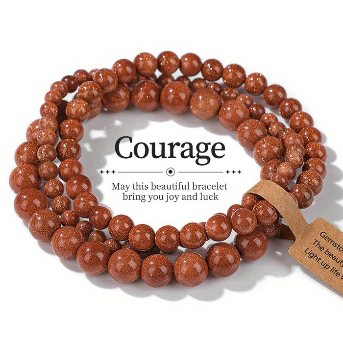 Wholesale Agate Turquoise Beaded Bracelet Retro Colorful Stone Bracelet Jewelry