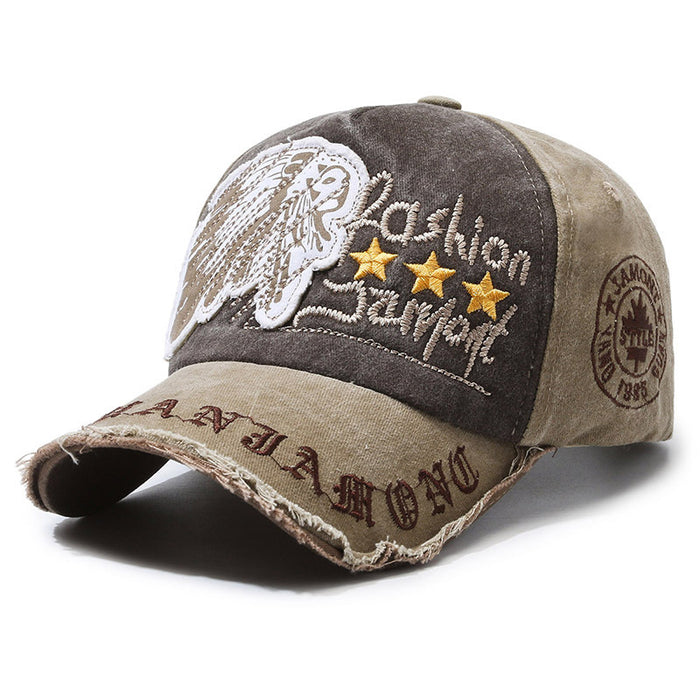 Wholesale Distressed soft-top baseball cap