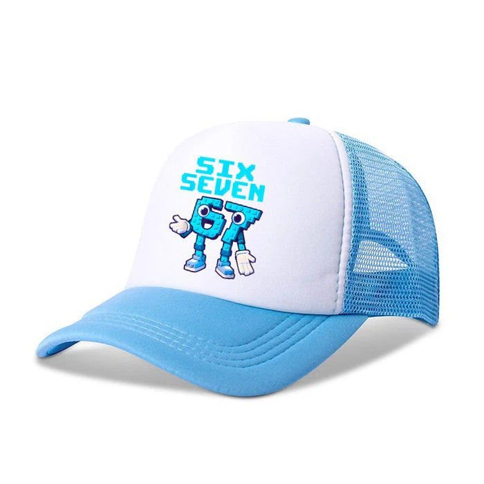 Wholesale Stylish Kids Cartoon Baseball Cap Breathable Mesh Unisex Sun Hat Extended Brim Fashion Accessory