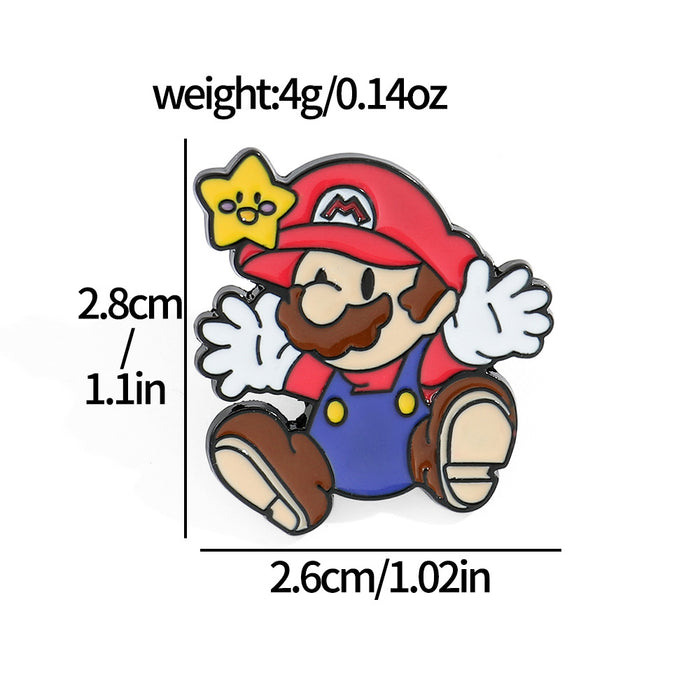 Wholesale Cartoon Cute  Brooch Metal Badge Accessories Pin Decoration