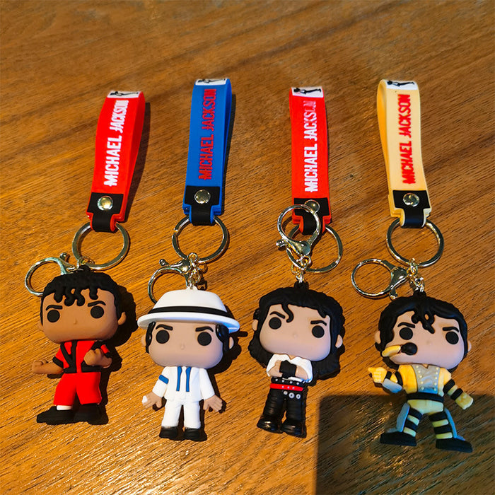 Wholesale Silicone Keychain Fashion Accessory Music Lover Gift