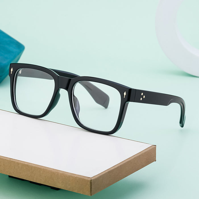 Wholesale Retro square frame glasses frame can be paired with myopia glasses and flat lenses