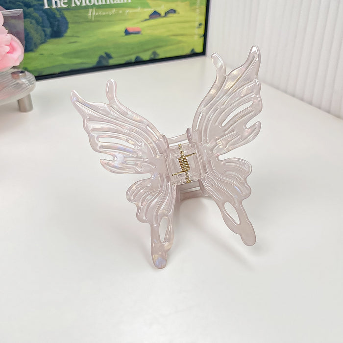Wholesale Holographic Mermaid Hair Claw Clip Large PVC Women' s Hair Styling Accessory