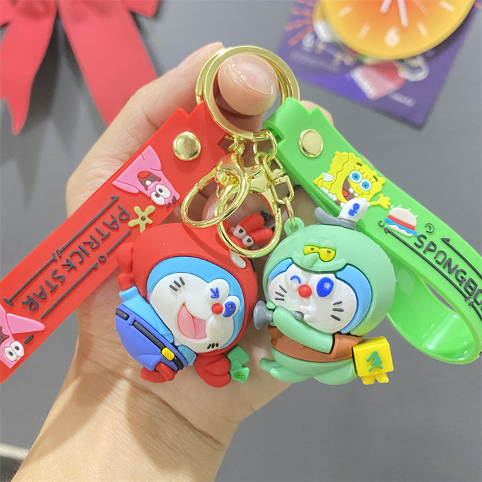 Wholesale PVC Cartoon Doll Keychain JDC-KC-WuYi018