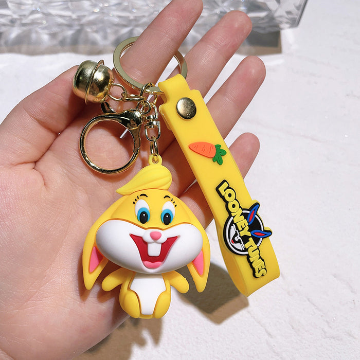 Wholesale Cartoon Doll Silicone Keychain JDC-KC-QiChao003