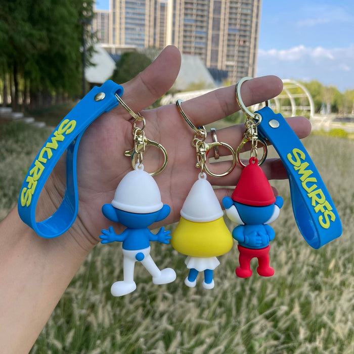 Wholesale Cartoon keychain, anime couple bag, pendant, car doll, small gift