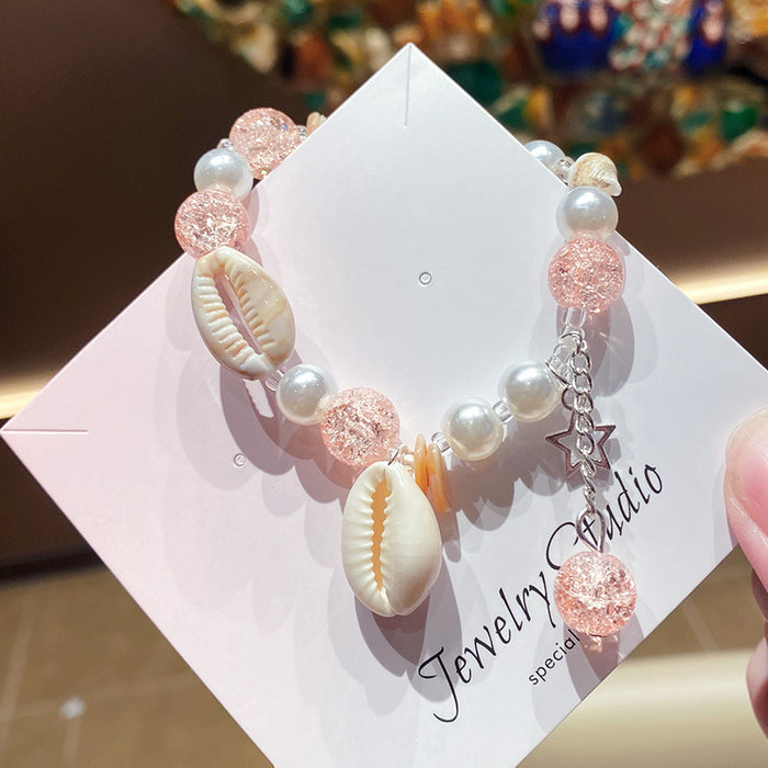 Wholesale Summer Shell Beaded Bracelet Trendy Jewelry Accessory MOQ≥3