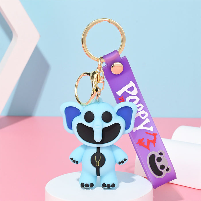 Wholesale Cartoon Doll Silicone Keychain JDC-KC-HongSheng011