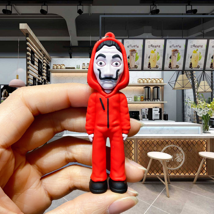 Wholesale PVC Cartoon Doll Keychain JDC-KC-YiD030