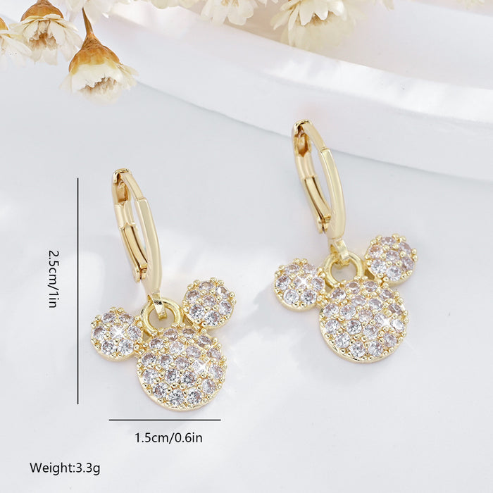 Wholesale High-end fashion earrings with bow