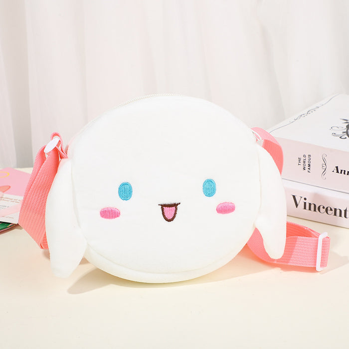 Wholesale Cartoon children' s plush small shoulder bag