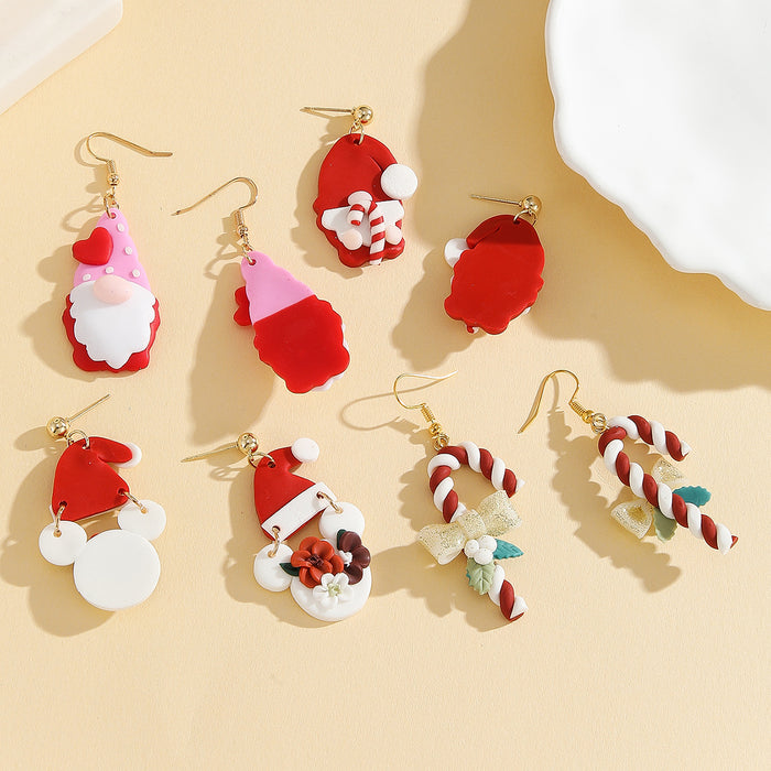 Wholesale Christmas handmade polymer clay earrings
