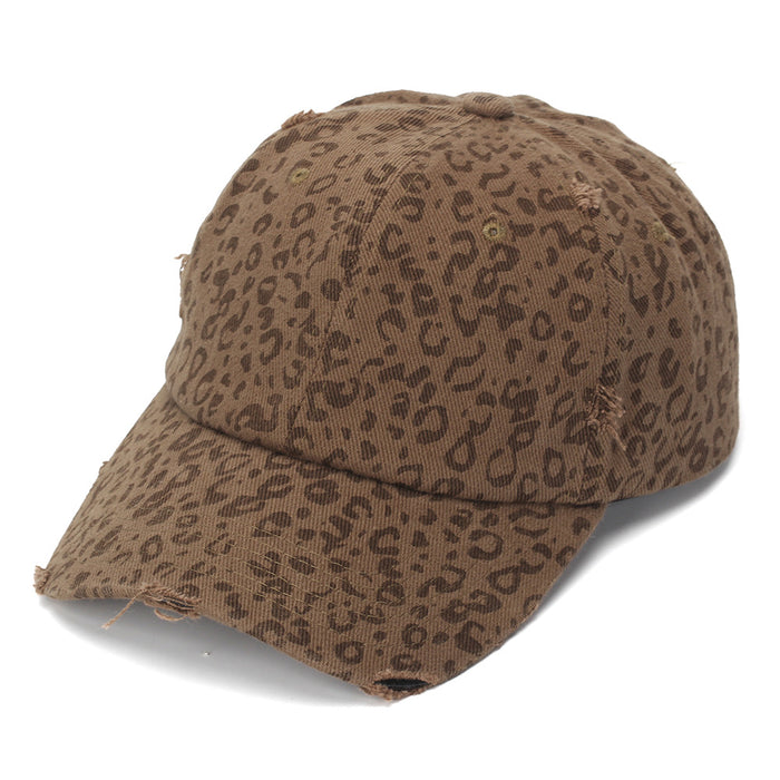 Wholesale Leopard Print Vintage Baseball Cap Fashion Accessory Gift