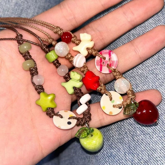 Wholesale Necklaces with niche designs, woven styles, cute and versatile, high-end collarbone accessories