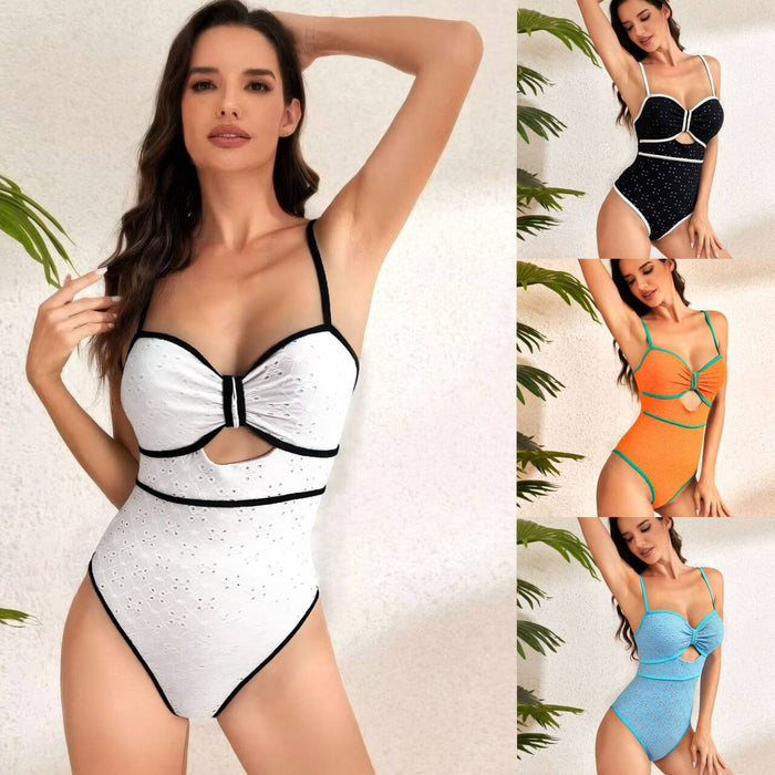 Wholesale One-piece swimsuit hollow bikini swimsuit