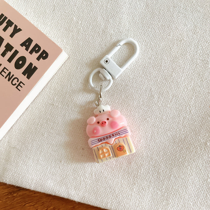 Wholesale Keychain pendant cartoon student girl hanging accessory with accessories